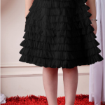 Girls Tired Knee Length Skirts