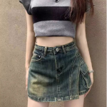 StyleCast Women Pure Cotton A-Line Mini Skirts