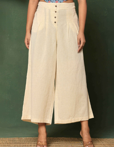 HERE&NOW Women Flared Palazzos