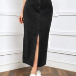 Pink Clap Fashion Straight Midi Skirts