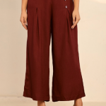 HERE&NOW Women Flared Ethnic Palazzos