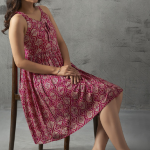 Anouk Women Printed Fit & Flare Ethnic Dress