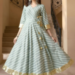 SZN Striped Flared Maxi Ethnic Dress