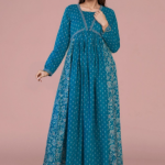 SZN Women Floral Print Cotton Anarkali Kurta