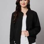 Funday Fashion Stand Collar Bomber Jacket