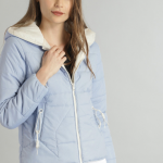 Roadster The Lifestyle Co Women Blue Solid Quilted Jacket