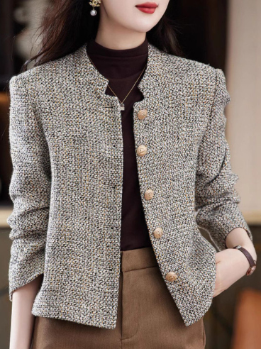 all about you Women Self-Design Round Neck Jacket