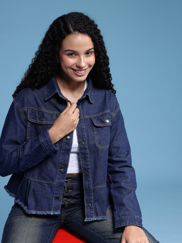 HERE&NOW Pure Cotton Denim Jacket