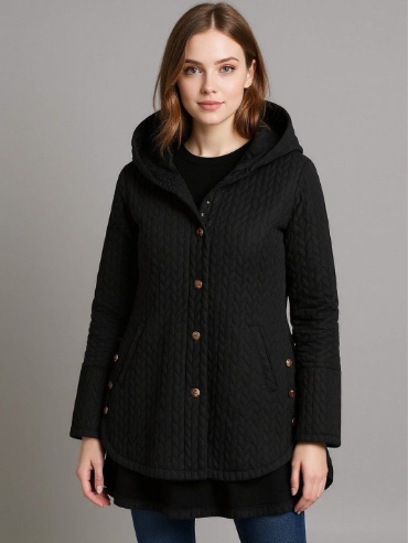 HERE&NOW Women Longline Winter Wear Jackets