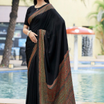 SANISA Ethnic Motifs Silk Blend Designer Saree