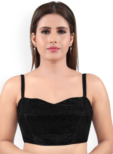 VAMAS - THE DESIGNER BLOUSES Women Square Neck Padded Saree Blouse