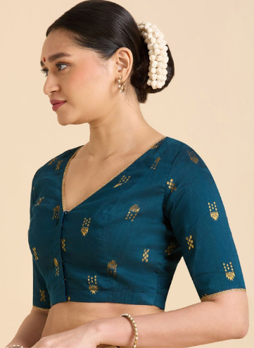 Studio Shringaar V-Neck Saree Blouse