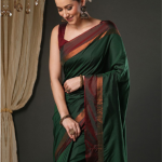 Saree mall Woven Design Zari Silk Blend Taant Sarees